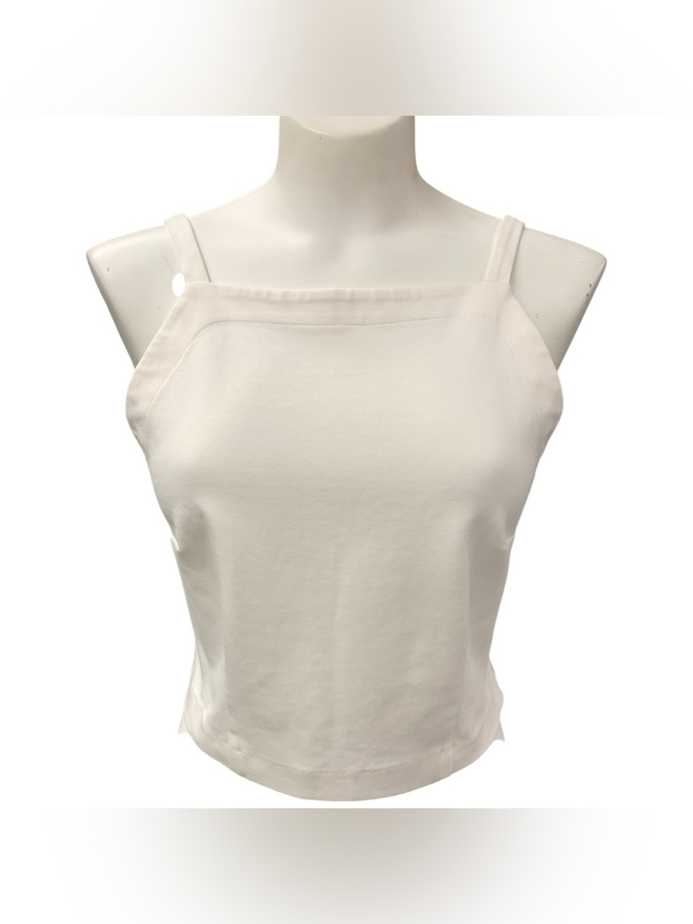 Everlane White Square-Neck Tank Size M